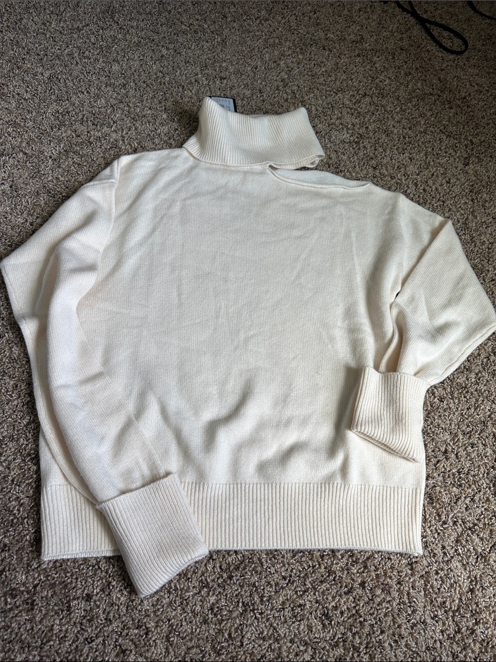 Paige cut out shoulder sweater